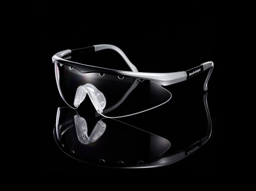 Black Knight Turbo Regular Size Eyeguards AC-114 Eyeguards Black knight Black/Silver 
