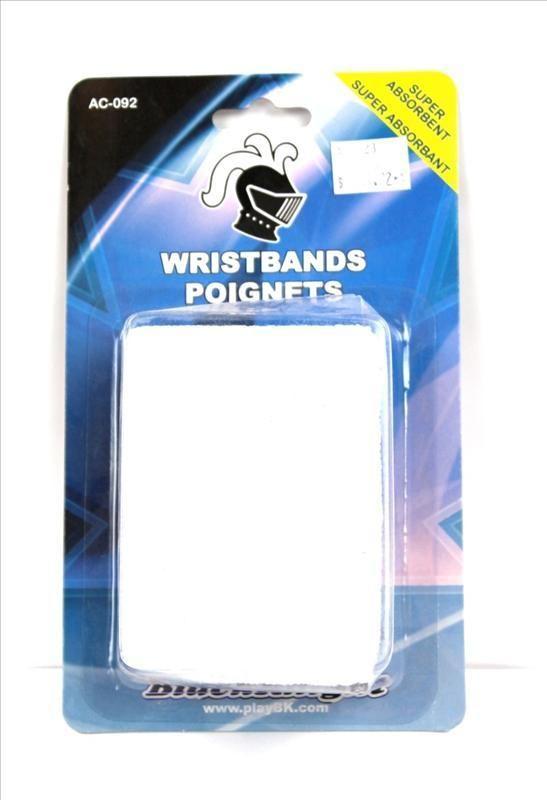 Black Knight Wristband pack of 2 white or black no logo AC-092 Wristbands, Headbands Black knight 