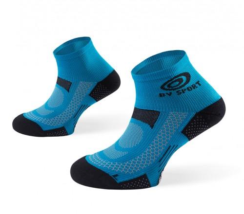 BV Sport SCR one Running 1/4 cut socks Socks BV Sport Blue Large (10-13) 