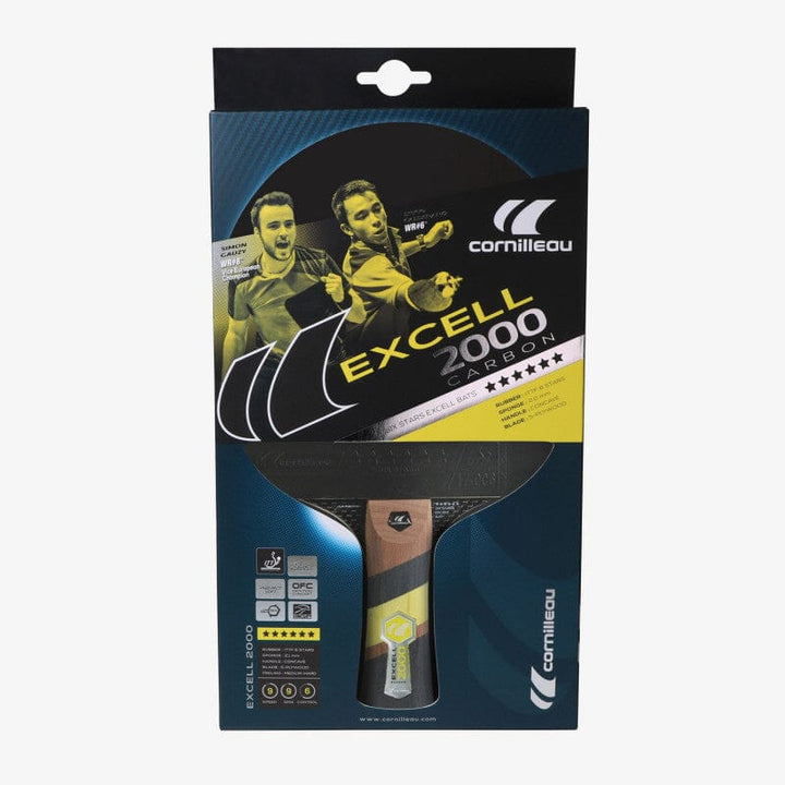 Cornilleau Excell 2000 Carbon Table Tennis Paddle Ping-Pong-Racquets Cornilleau 