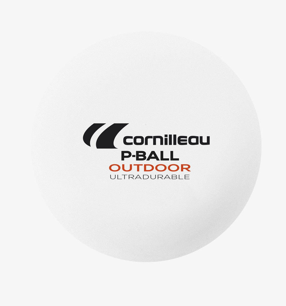 Cornilleau P-Ball White Outdoor Table Tennis Balls (pack of 6) Ping-pong balls Cornilleau 