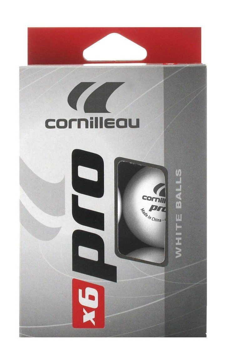Cornilleau Pro White 40mm Table Tennis Balls (pack of 6) Ping-pong balls Cornilleau 