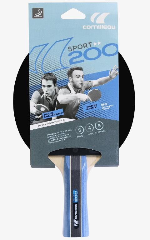 Cornilleau Sport 200 Table Tennis Paddle Ping-Pong-Racquets Cornilleau 