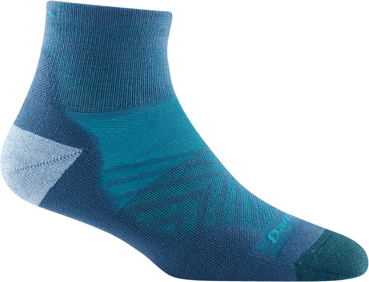 Darn Tough 1/4 Cushion Sock Women's Running 1048 Socks Darn Tough Small (5-7) Baltic 