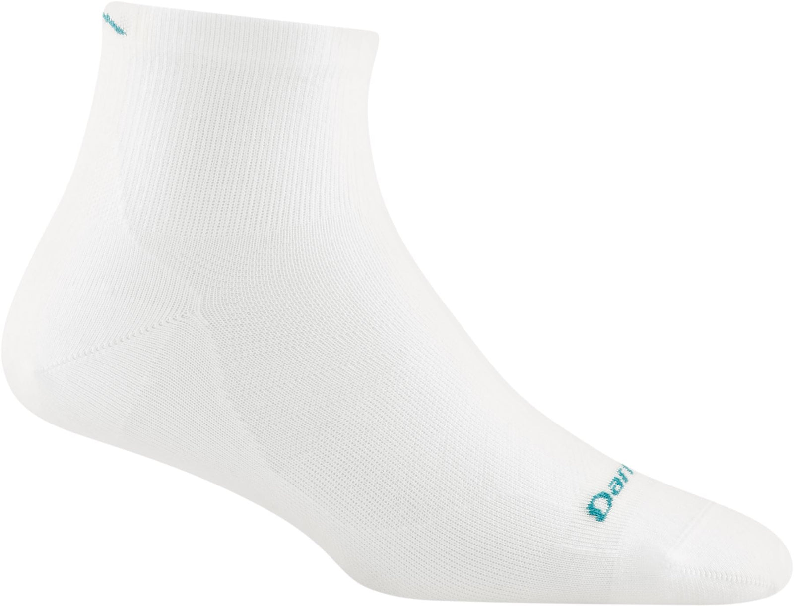 Darn Tough 1/4 Sock Ultra-Lightweight no cushion RUN 1044 Socks Darn Tough Small (4.5-7 women) White 