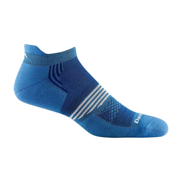 Darn Tough Athletic No Show Tab Lightweight Sock with Cushion 1101 Socks Darn Tough Medium (8-10) Cobalt 