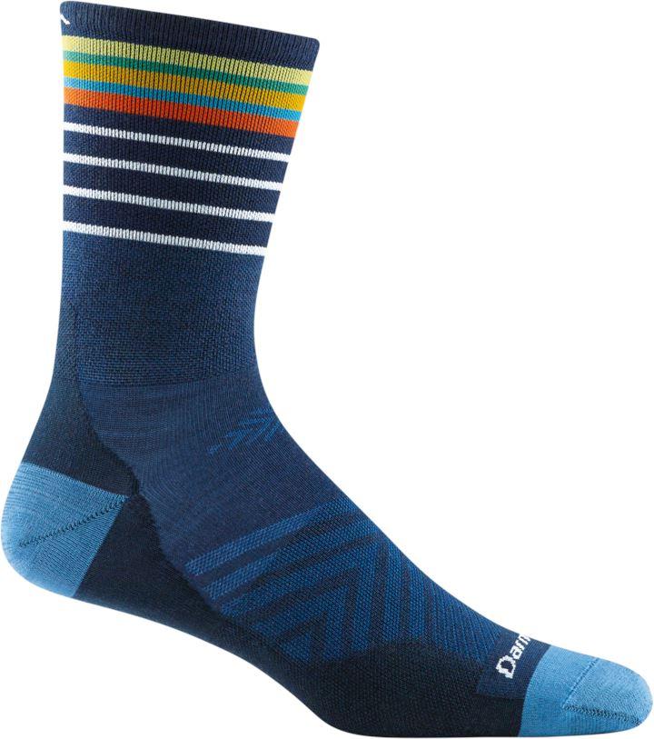 Darn Tough Micro Crew Sock Ultra-Lightweight no cushion RUN 1036 Socks Darn Tough Medium (8-10) Eclipse 
