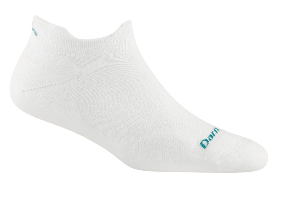 Darn Tough No Show Tab Ultra-Lightweight with Cushion 1047 Socks Darn Tough Medium (7-10 women) White 