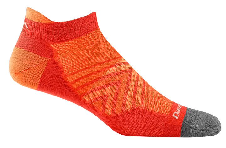 Darn Tough RUN No Show Tab Sock Ultra-Lightweight no cushion 1033 Socks Darn Tough Medium (8-10 men) Lava 