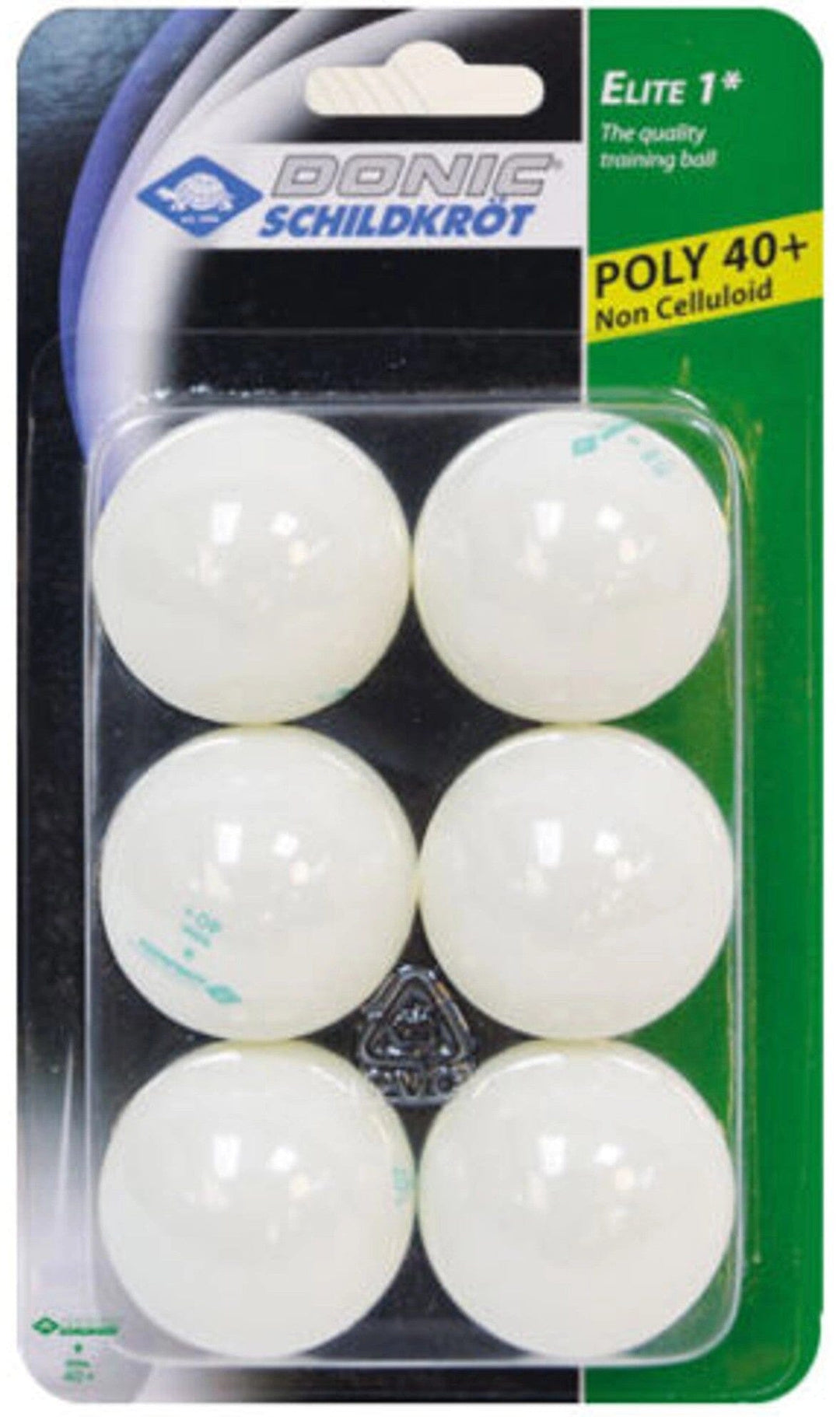 Donic-Schildkrot 1-STAR Elite 40+ Table Tennis Balls (pack of 6) Ping-pong balls Donic 