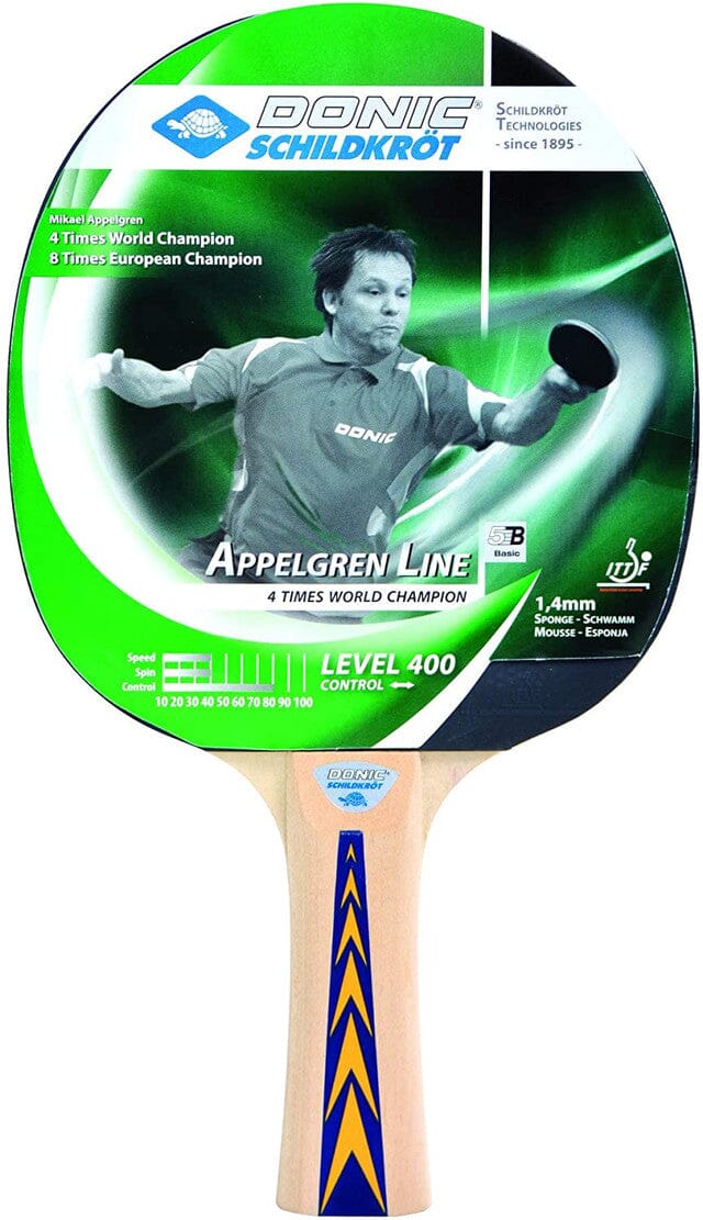 Donic - Schildkrot Appelgren 400 Table Tennis Paddle Ping-Pong-Racquets Donic 