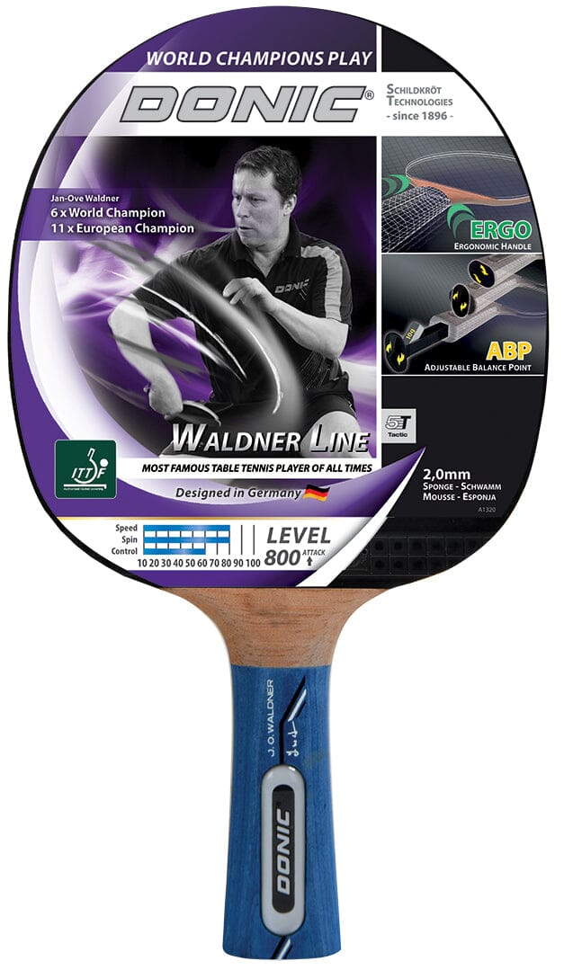 Donic Waldner 800 Table Tennis Paddle Ping-Pong-Racquets Donic 
