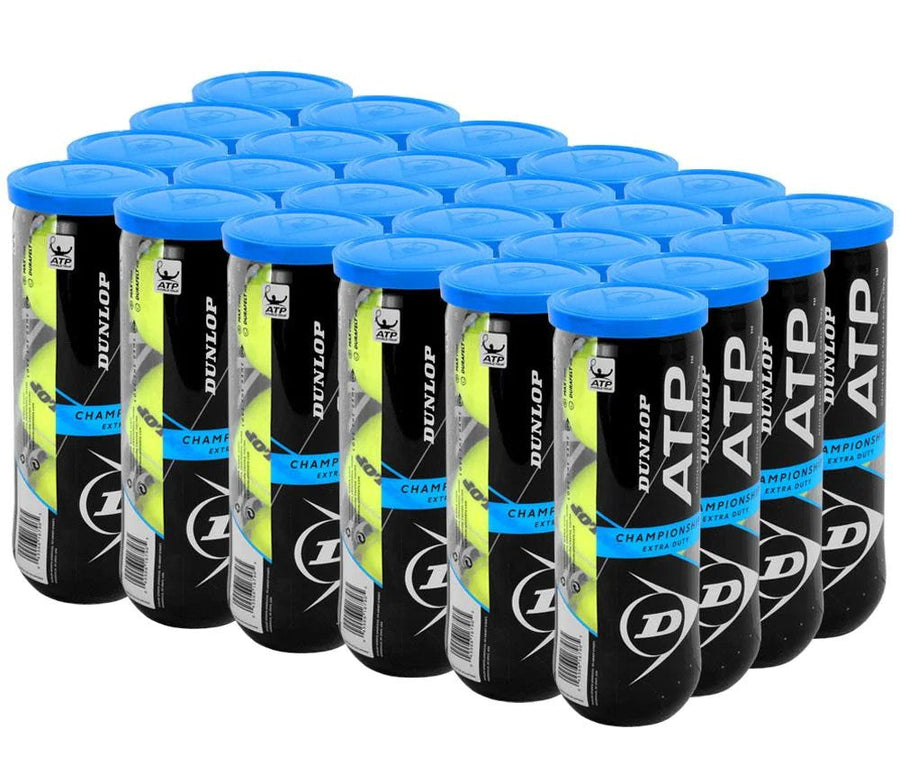 Dunlop ATP Championship Extra Duty All Court Tennis Balls Case - 24 of 3 Ball Can (72 balls) Tennis balls Dunlop 