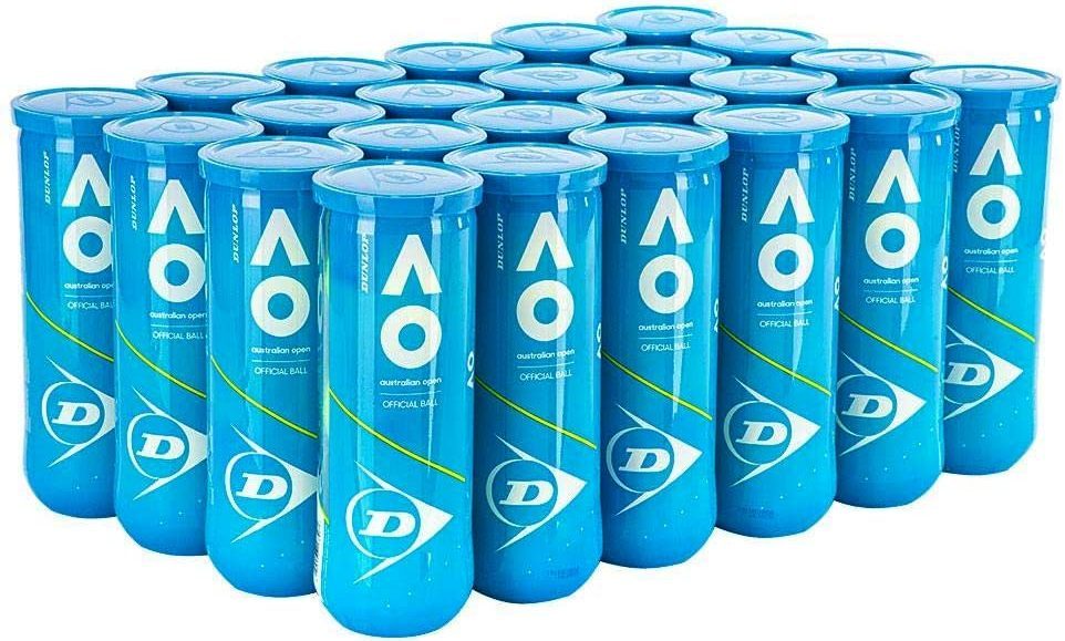 Dunlop Australian Open All Court Tennis Balls 24 Cans of 3 Ball (72 balls) Tennis balls Dunlop 