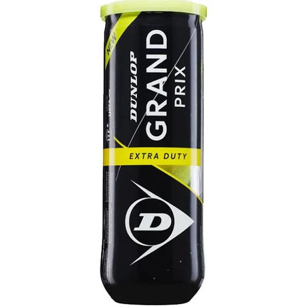 Dunlop D TB Grand Prix Extra Duty Tennis Balls Case - 3 Ball Can Tennis balls Dunlop 