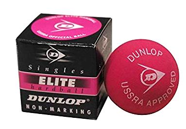 Dunlop Elite Singles Hardball Squash Ball Squash Balls Dunlop 