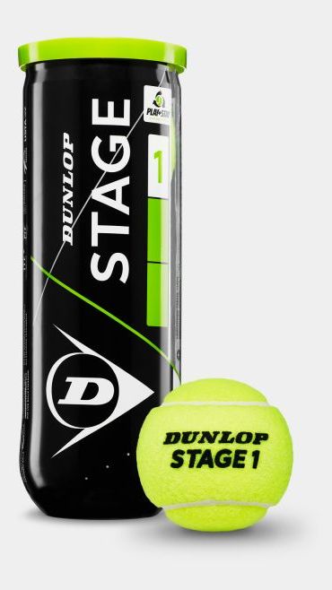 Dunlop Junior Green Dot Tennis Balls 3 Ball Can (Stage 1) Tennis balls Dunlop 