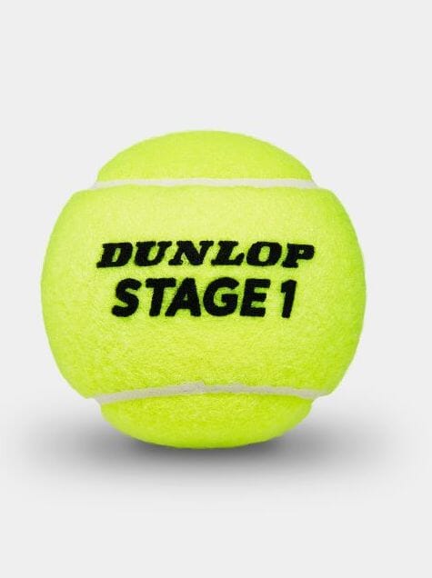 Dunlop Junior Green Dot Tennis Balls (Stage 1) - Case of 24 3 ball cans (72 balls) Tennis balls Dunlop 