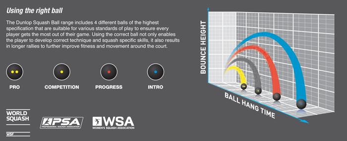Dunlop Progress Ball Red Dot - 1 Ball Squash Balls Dunlop 