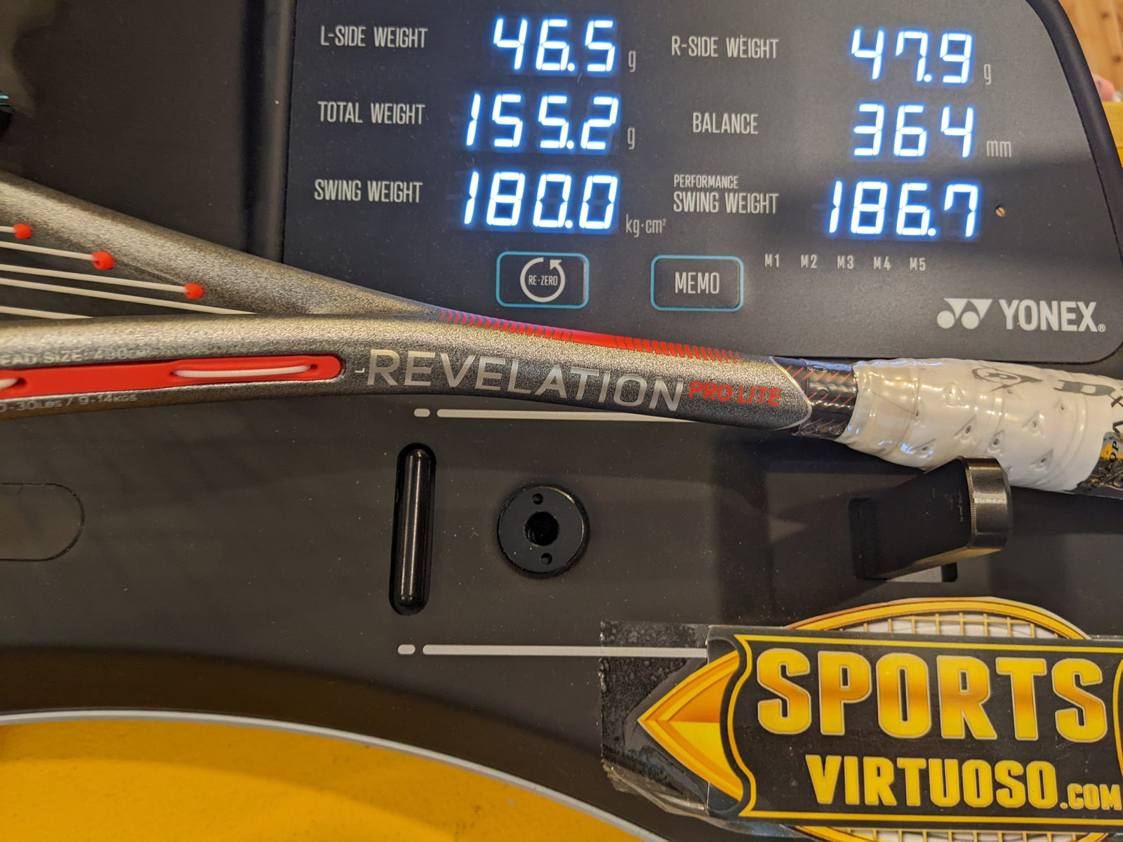 Dunlop SR HYPERFIBRE XT REVELATION PRO LITE NH Squash Racquet Squash Racquets Dunlop 
