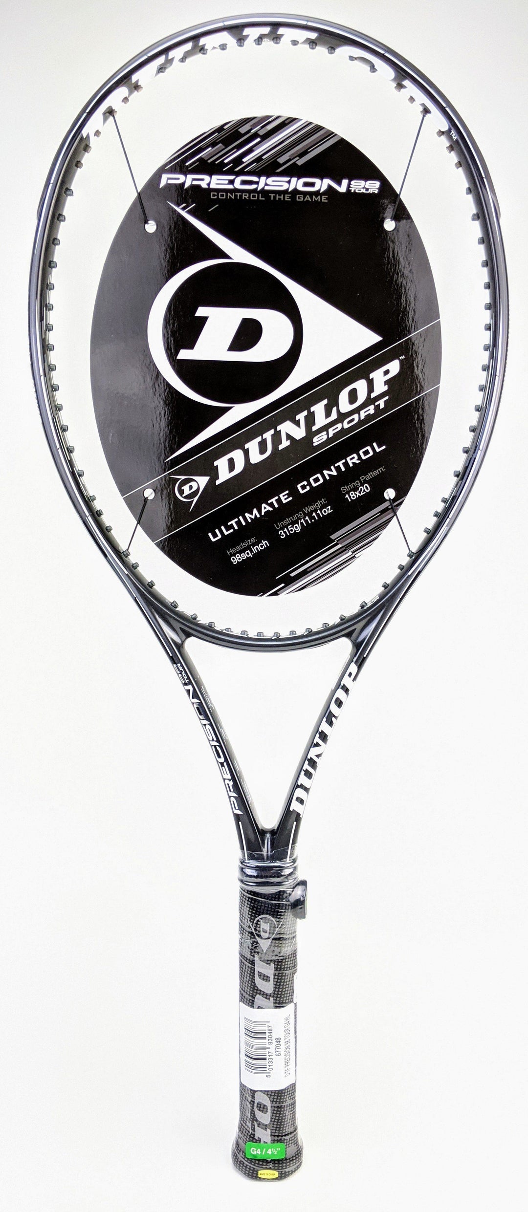 Dunlop TF Precision 98 Tour Tennis Racquet Grey Tennis racquets Dunlop G3 Unstrung 