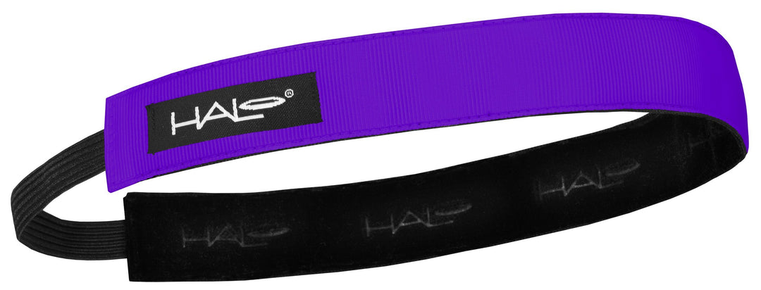 Halo HeadBand Hairband 1" Wide Band Wristbands, Headbands Halo Purple 
