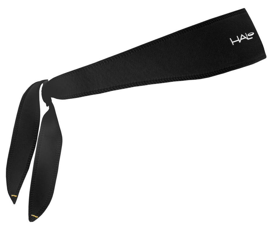Halo I Headband Tie version Wristbands, Headbands Halo Black 