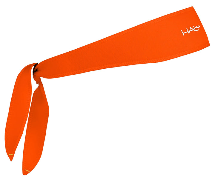 Halo I Headband Tie version Wristbands, Headbands Halo Bright Orange 