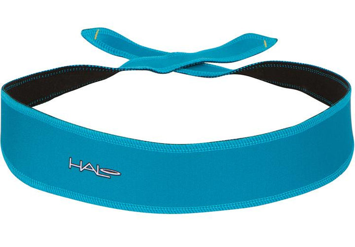 Halo I Headband Tie version Wristbands, Headbands Halo Mosaic Blue 