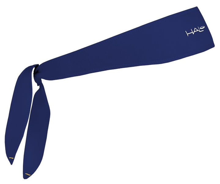 Halo I Headband Tie version Wristbands, Headbands Halo Navy Blue 