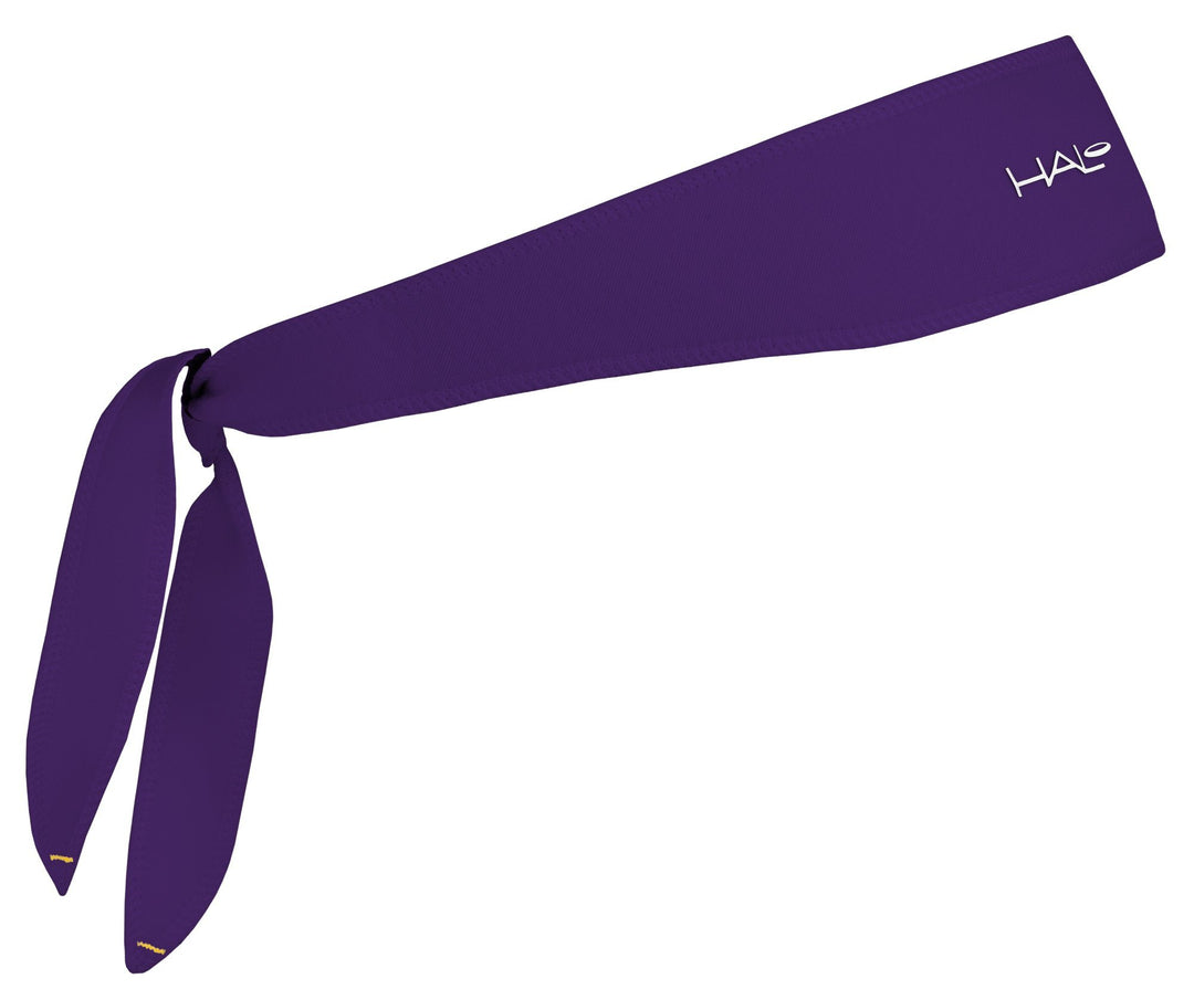 Halo I Headband Tie version Wristbands, Headbands Halo Purple 