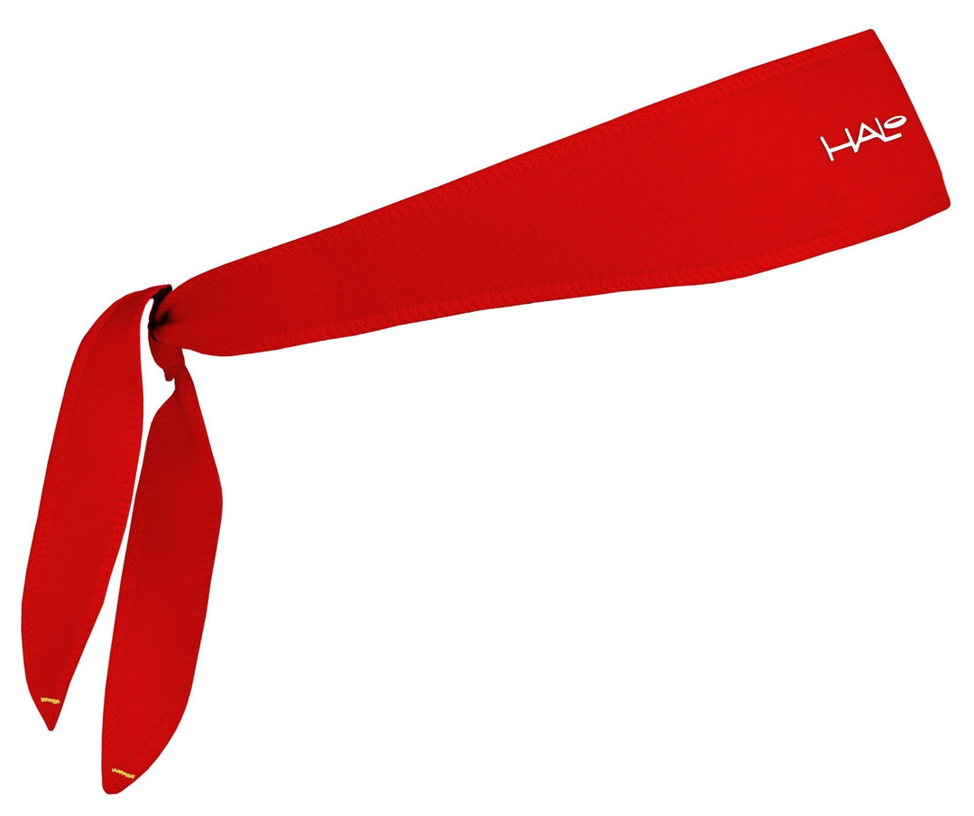 Halo I Headband Tie version Wristbands, Headbands Halo Red 