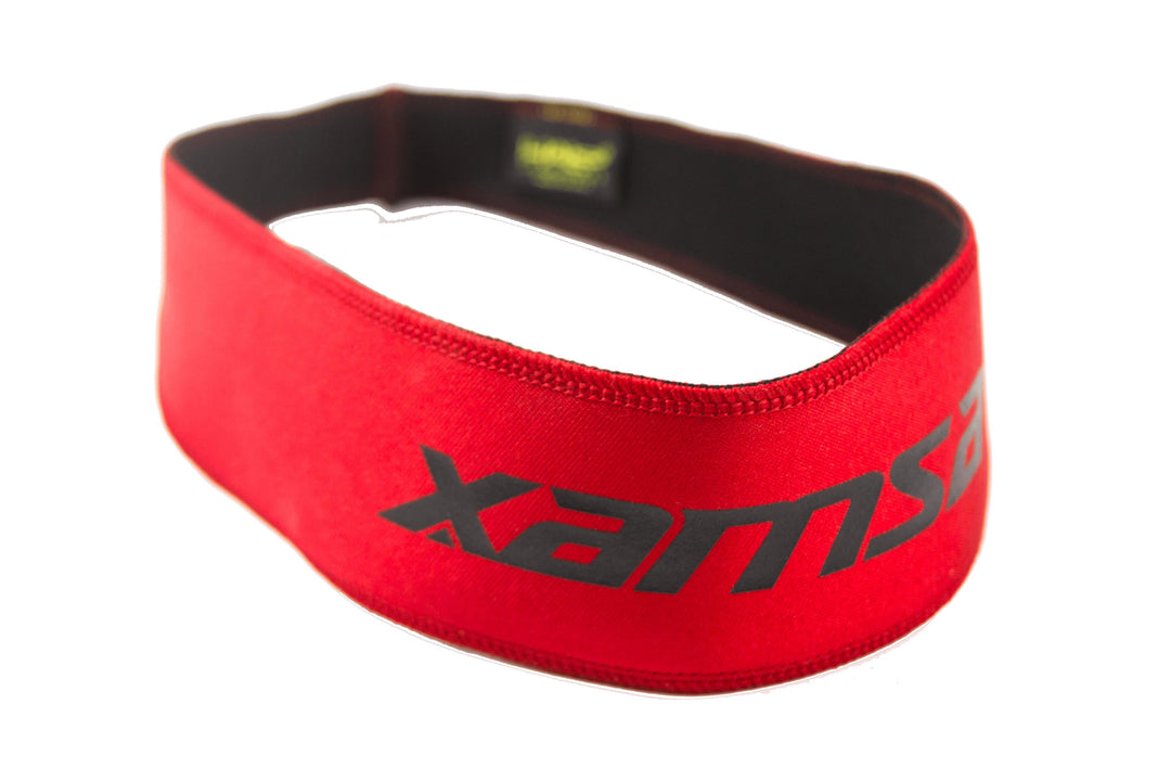 Halo II - pullover headband Wristbands, Headbands Halo Red with Xamsa Logo 