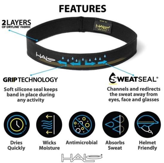 Halo Slim Pullover Wristbands, Headbands Halo 