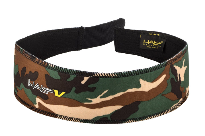 Halo V with Velcro®Sweatband HeadBands Halo Camo Green 