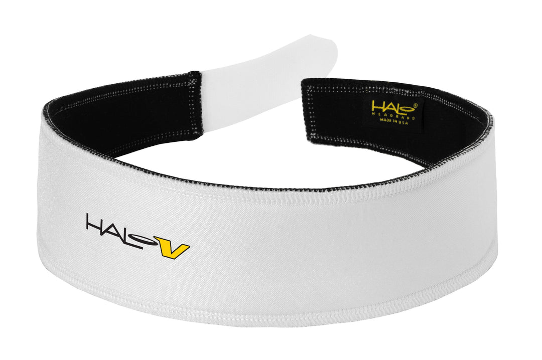 Halo V with Velcro®Sweatband HeadBands Halo White 