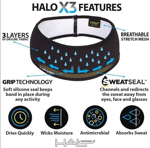Halo X3 Pullover Headband HeadBands Halo 