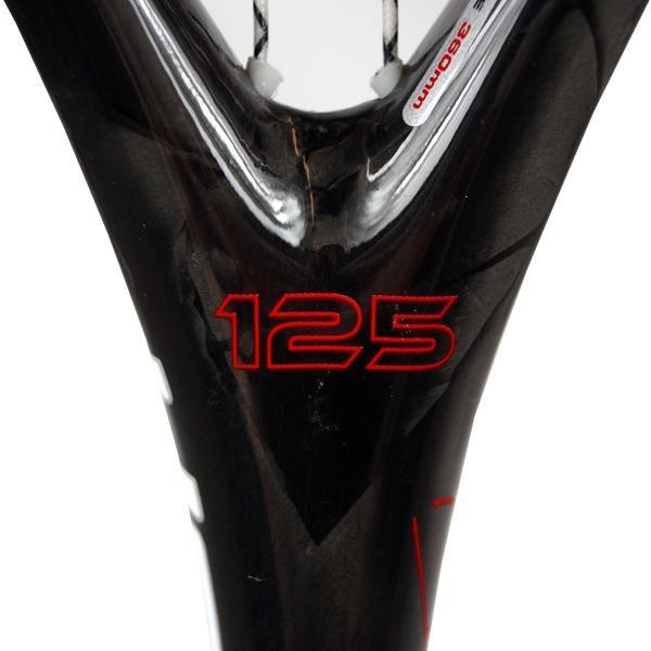 Harrow Reflex 125 Tarek Momen Signature Black/Red Squash Racquet Squash Racquets Harrow 