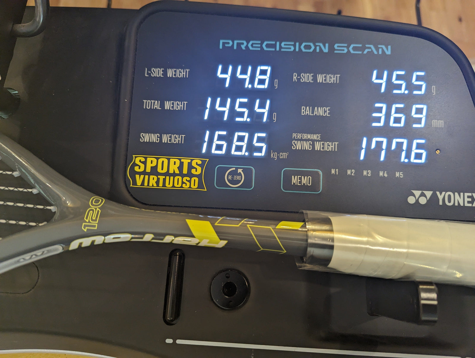 Harrow Response Squash Racquet 120 Grey/Yellow Squash Racquets Harrow 