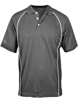 Harrow Rigor Polo, Black/White Men's Clothing Harrow 