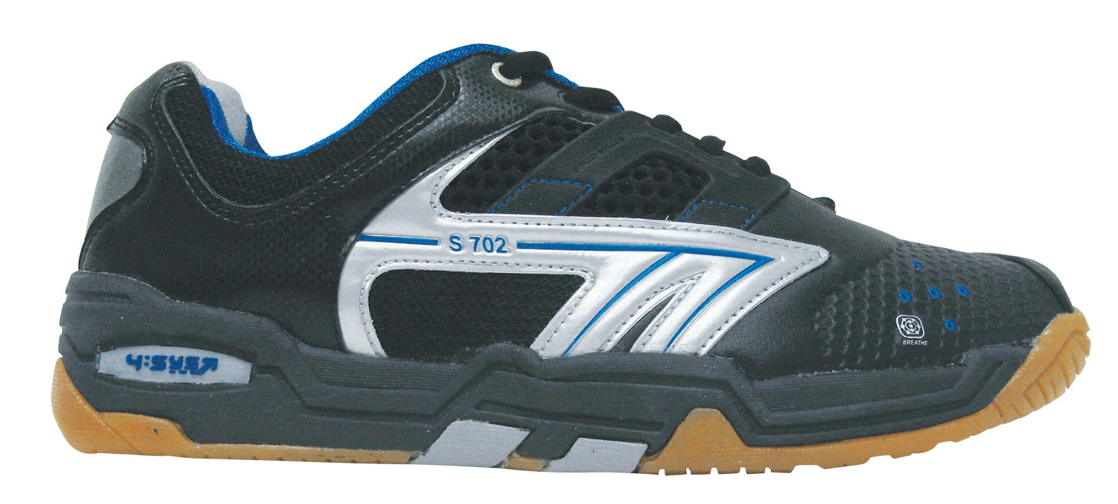Hi-Tec S702 Black Men's Court Shoes Men's Court Shoes Hi-tec 