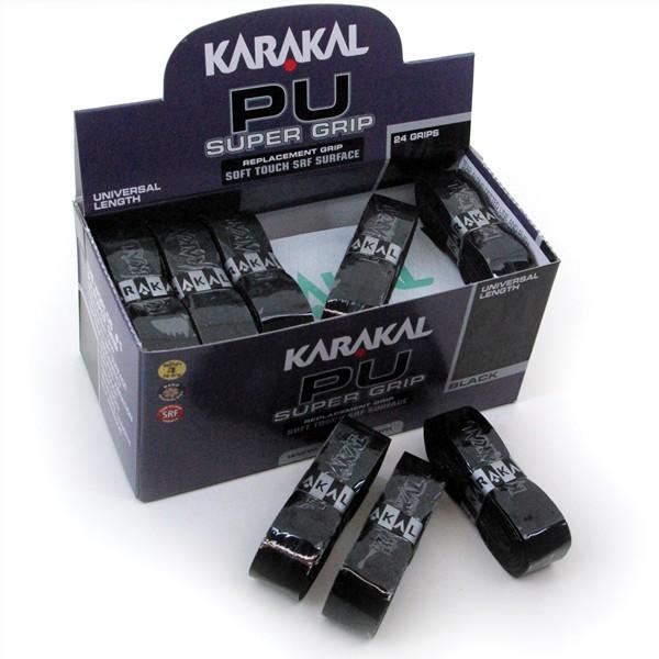 Karakal Pu Super Grip Duo Karakal PU Super Tribal Grips - 12-Pack (6 Colors) For Tennis/Badminton Rackets Squash Racket Grip