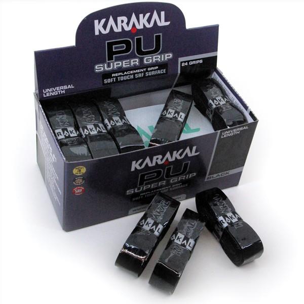 Karakal PU Super Replacement Grip - Box of 24 Grips Karakal Black 