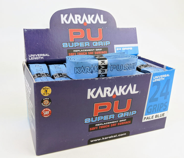 Karakal PU Super Replacement Grip - Box of 24 Grips Karakal Pale Blue 