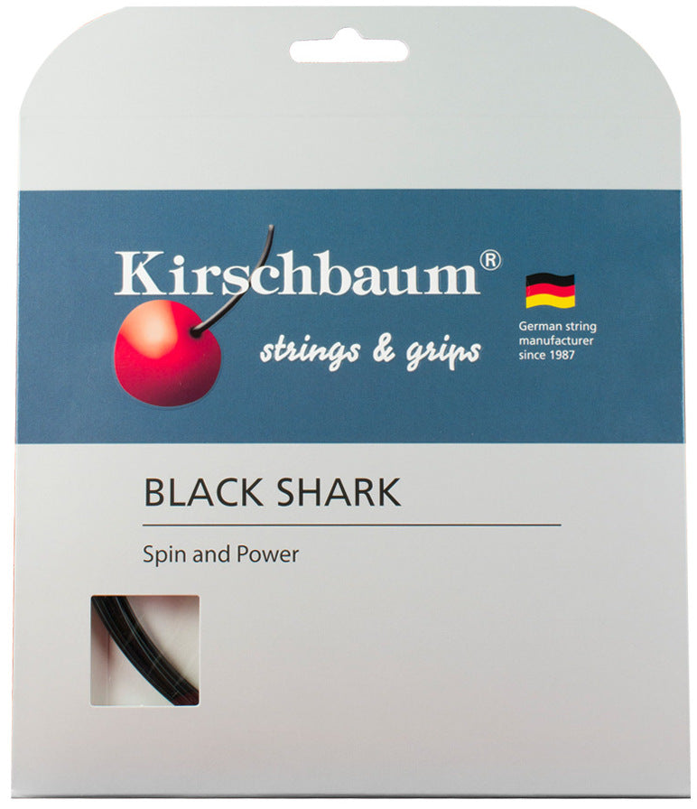 Kirschbaum Black Shark 125 17g Tennis 12M String Set Tennis Strings Kirschbaum 