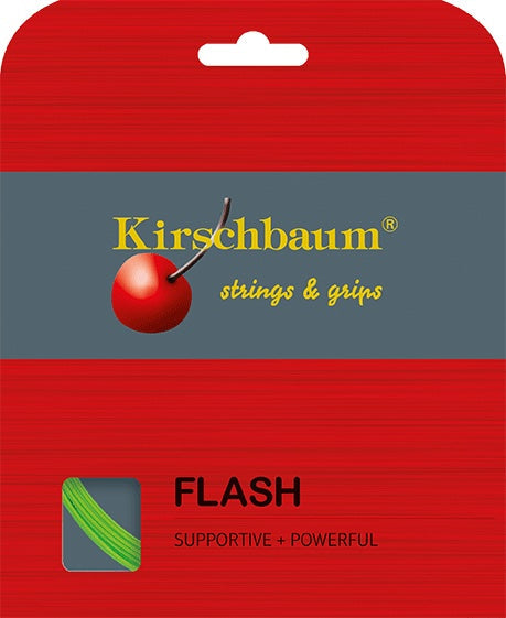 Kirschbaum Flash 125 17g Tennis 12M String Set Tennis Strings Kirschbaum Green 