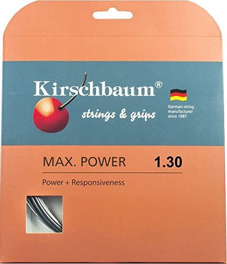 Kirschbaum Max Power Rough 130 16g Tennis 12M String Set Tennis Strings Kirschbaum 