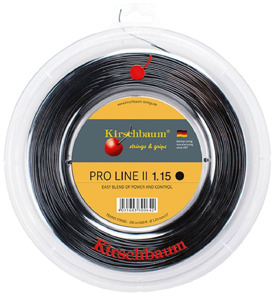 Kirschbaum Pro Line II 115 18Lg Tennis 200M String Reel Tennis Strings Kirschbaum 