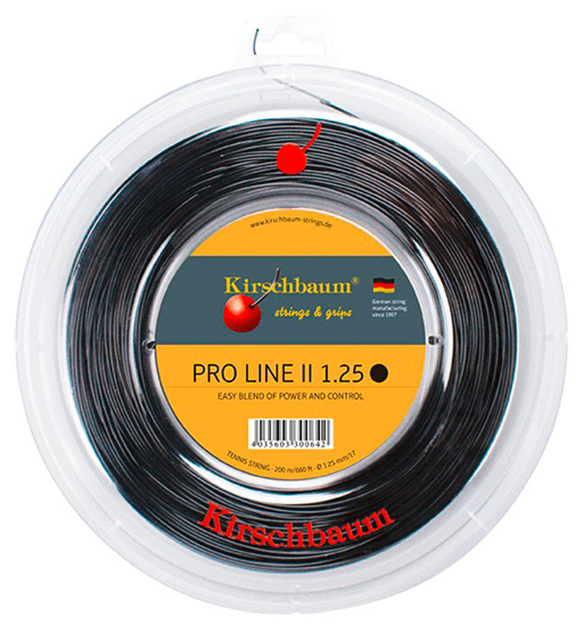 Kirschbaum Pro Line II 125 17g Tennis 200M String Reel Tennis Strings Kirschbaum 