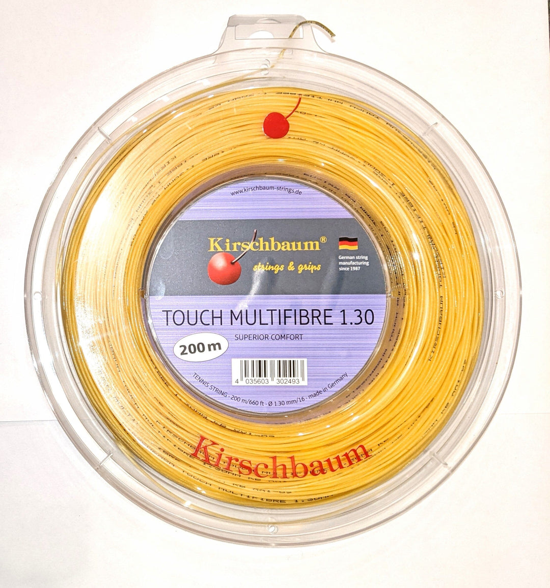 Bobine Kirschbaum Touch Multifibre 130 16 g Tennis 200 m – Sports